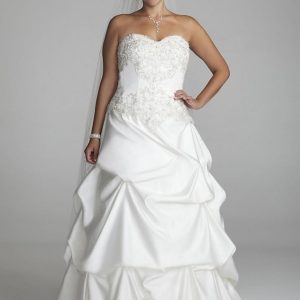Strapless ball gown