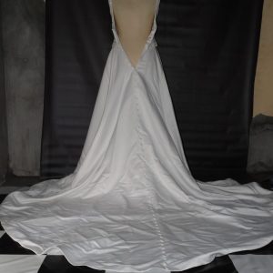 Mon Cheri simple wedding gown