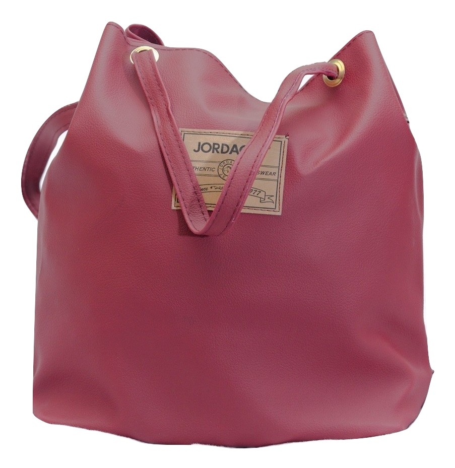 maroon shoulder bag