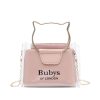 shoulder purse light pink