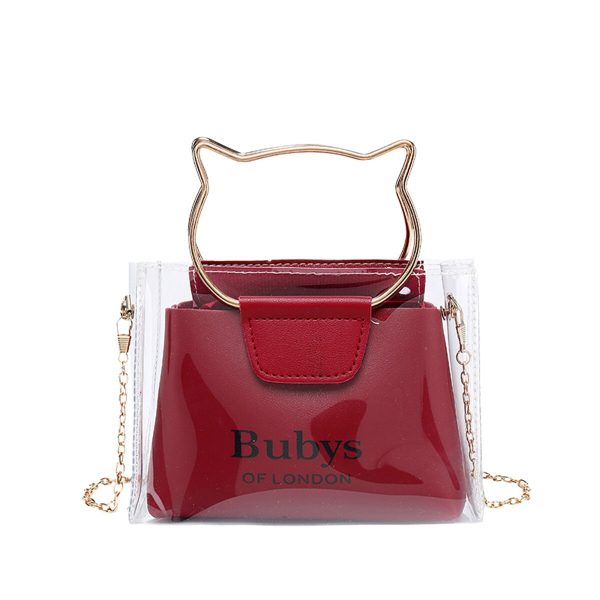 shoulder purse red