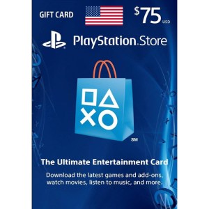 $75 USA PSN gift card